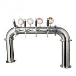 Пивоваренная колонна, U-образная, 4 линии, диаметр 85 мм