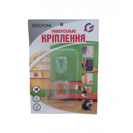 Унiверсальне крiплення на липучцi 2 шт, 200шт/ящ
