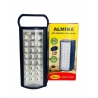 ліхтар світлодіодний акумуляторний ALMINA 24 LED 220 V зі знімним акумулятором 6V