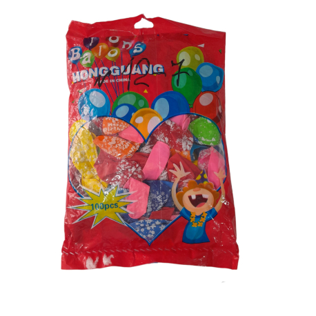 Шарики воздушные Happy Birthday 100шт/уп