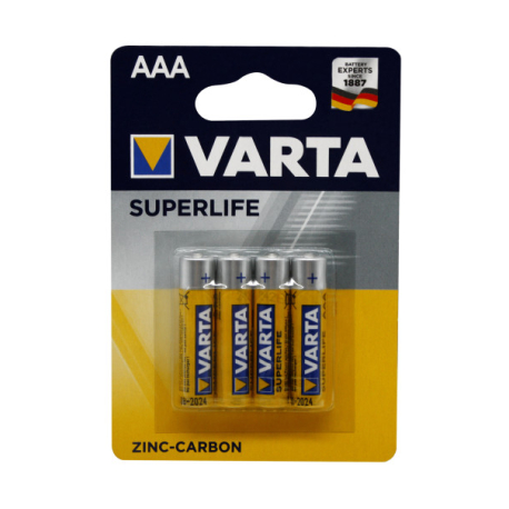 Батарейка R03 Varta на блистере 4шт (2003101414), 240шт/ящ