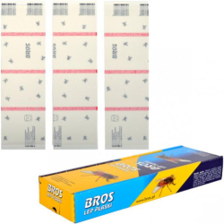 Липкая пластина от мух №1 Bross Leр Plaski, 100шт/уп, 1000шт/ящ