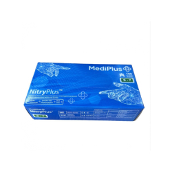 Перчатки basic Nitril сині №XL, 50пар/уп, 10уп/ящ