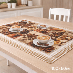 Скатертина пластик ПВХ 1-стороння яскраві кольори 60*100см, 150шт/меш