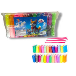 Игрушка воздушный пластилин 24 цвета, 320г, 100шт/ящ
