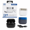 Навушники бездротові TWS Bluetooth 5.4 із зарядним кейсом, 4 кольори, у паперовій коробці, №ET45, 100шт/ящ