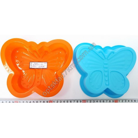 A659 Форма силиконовая Бабочка для выпечки